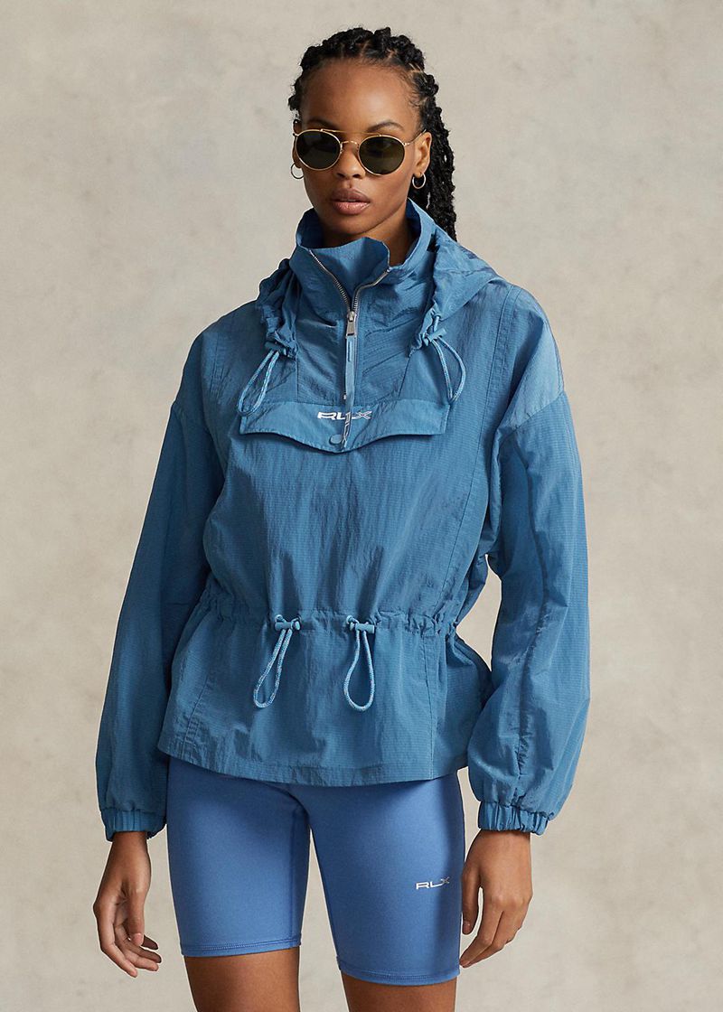 Chaqueta RLX Mujer Packable Translucent Ripstop Windbreaker Chile Azules MLAZX-7926